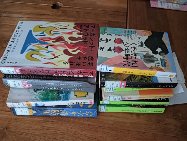 いっぱい借りた